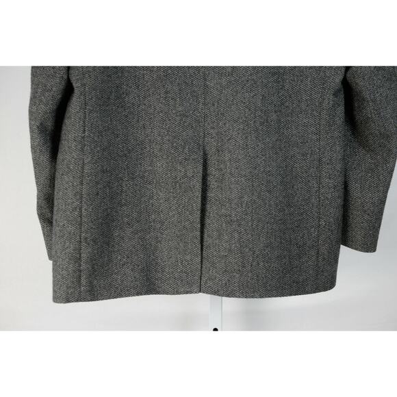 Nautica Options Gray Charcoal Black Blazer Herringbone Sport Coat Jacket 42R - Picture 6 of 7